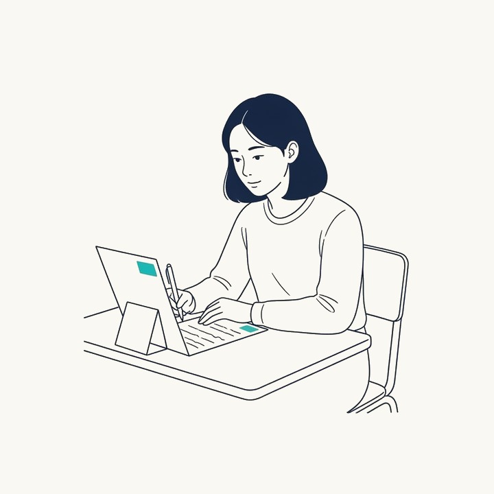 Essays & application completion illustration