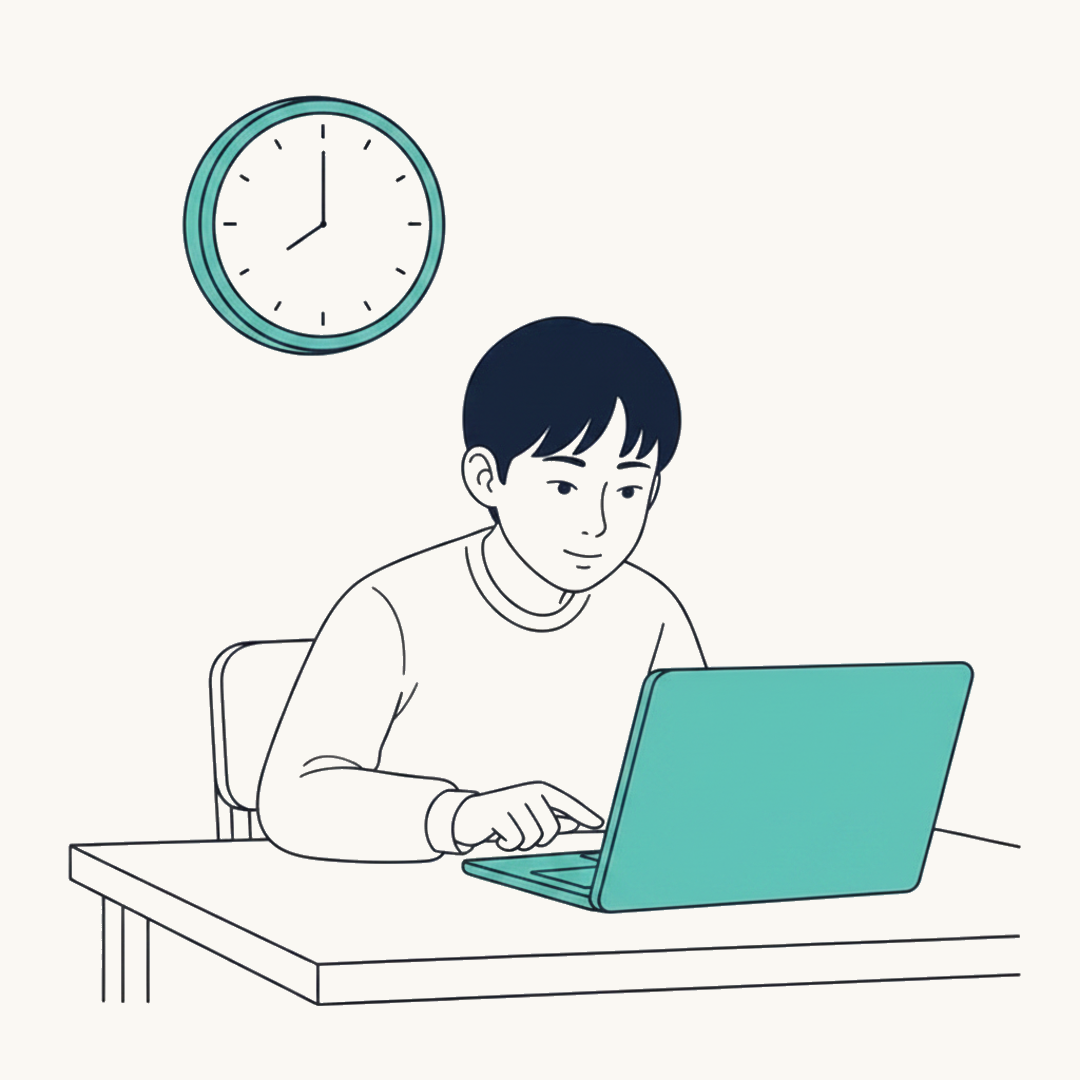 대회 출전 일러스트