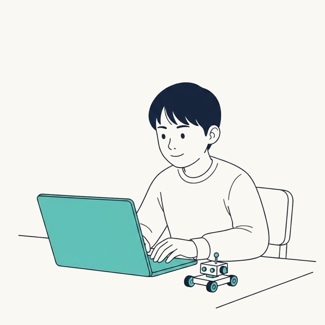 AI와 함께 자기 프로젝트를 만드는 학생